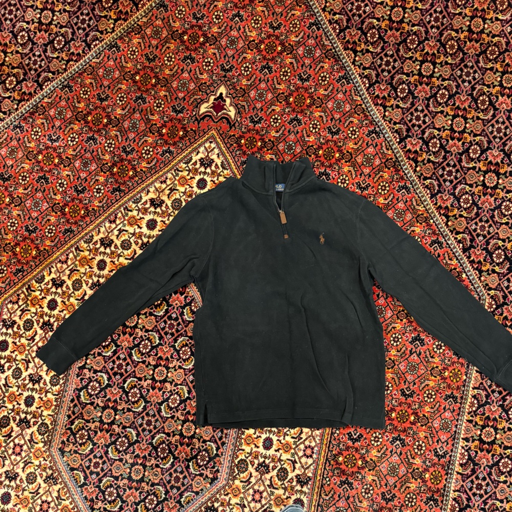 Polo by Ralph Lauren Black Zip Up Sweater